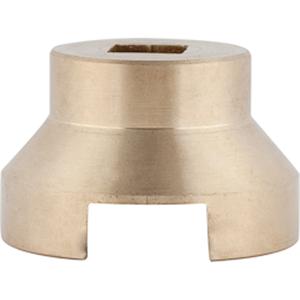 Non-Sparking Drum Socket - 1/2", Brass, Hex Head