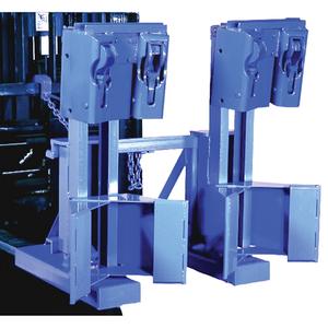 MORSPEED 1500™ Forklift Drum Handler - 30 - 85 US Gal. (25 - 70 Imperial Gal.), 2, 3000 lbs./1360 kg, Steel, 350 lbs., 2