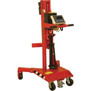 Ergonomic Drum Handler Scale Model - DM-1100-S - 30 - 85 US Gal. (25 - 70 Imperial Gal.), Steel, 1, 120'/min, 1100 lbs., 650 lbs., '+/- 0.5%