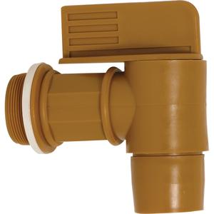 Flo-King® Manual-Closing Drum Faucet - 2", Polyethylene