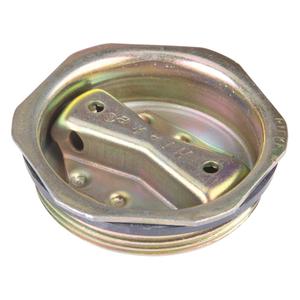 Drum Plug - 2", Steel, Zinc Plated