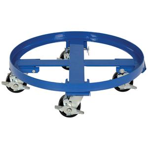 Heavy Duty Drum Dolly - Steel, Round Frame, 2000 lbs., 24-1/8", 7-1/8", Phenolic