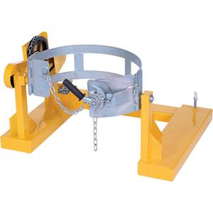Fork Mounted Drum Carrier - 55 US Gal. (45.8 Imperial Gal.), Steel, 1, 1500 lbs., 25-15/16", 38-5/8", 38-3/4"