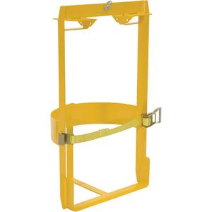 Overhead Drum Lifter - 30 - 55 US Gal. (25 - 45.8 Imperial Gal.), Steel, 1, 1000 lbs./454 kg, Steel, Plastic, Fibre, 24-5/8", 49-1/2", 19-3/4", 28-5/8"