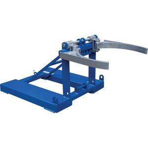 Fork Mounted Poly Drum Lifter - 30 - 55 US Gal. (25 - 45.8 Imperial Gal.), All-Welded Steel, 1100 lbs./499 kg, 22-3/8", 48-3/8", 28-1/2"