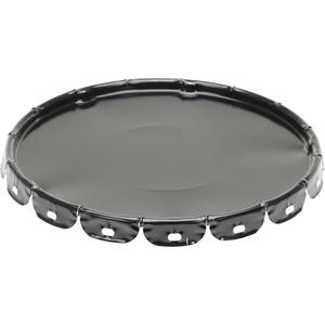Standard Steel Pail Lid - 11-3/16", Black