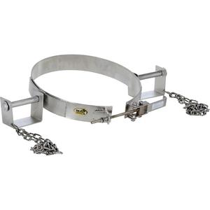 Tilting Drum Ring - 30 US Gal. (24.98 Imperial Gal.), Stainless Steel, 1200 lbs./544 kg, 5-1/4", 2-7/8", 28-9/16", 180°