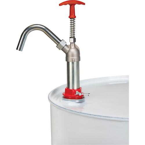 Pull Type Drum Pump - 22 oz./Stroke, 55 Gal., Steel, 2" Bung, 1 Year Limited, Steel, Aluminium, Zinc, Brass & PTFE - Image 3