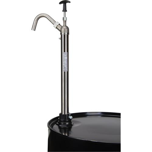Pull Type Drum Pump - 22 oz./Stroke, 55 Gal., Stainless Steel, 2" Bung, 1 Year Limited, 316 Stainless Steel, PTFE - Image 3