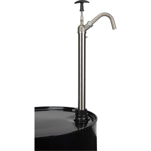Pull Type Drum Pump - 22 oz./Stroke, 55 Gal., Stainless Steel, 2" Bung, 1 Year Limited, 316 Stainless Steel, PTFE - Image 5