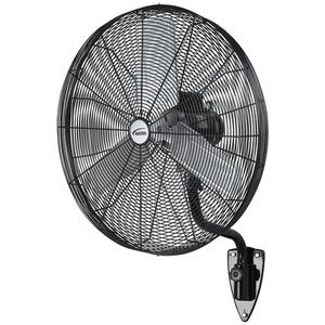 Oscillating Wall Fan - 30", 3, Heavy-Duty, 1/3, 13400, 85 degrees, 1 Year Limited