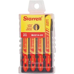 Unified Shank® Jig Saw Blades - 2", 5/16", 0.04", 14, Bi-Metal, Wavy, Regular