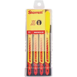 Unified Shank® Jig Saw Blades - 4", 3/8", 0.04", 10-14, Bi-Metal, Wavy, Varipitch