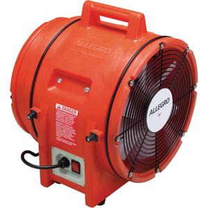 Blower - Axial, 1, 1842 CFM, AC, Non-Explosion Proof, Plastic, 12", UL, CSA, CE, 115V-230V, 50/60 Hz, 13'