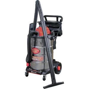 Vacuum - Wet-Dry, Stainless Steel, 16 US Gal. (60.6 Litres), 6.5 HP, 229 CFM, 18', 10.5 A, 110V, 1 phase, 60 Hz