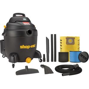 SVX2 Shop Vacuum - Wet-Dry, Polycarbonate, 18 US Gal. (68.1 Litres), 6.5 HP, 1-Stage, 110 CFM, 72", 335 W, 120 V 60 Hz 12 Amps, 20'