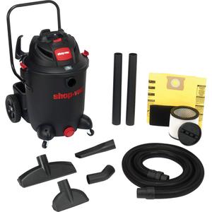SVX2 Utility Shop Vacuum with Cart - Wet-Dry, Plastic, 14 US Gal. (53 Litres), 6.5 HP, 150 CFM, 72", 2.5", 8', 120 V, 60 Hz, 12 Amps