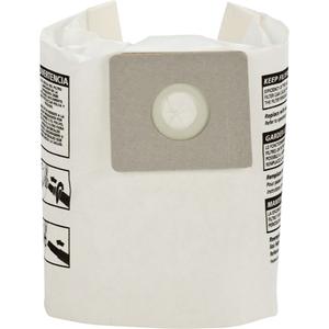 Type A Disposable Dry Filter Bags - 1 - 1.5 US gal.
