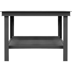 Extra Heavy-Duty Workbench - 14000 lbs., Shelf, 34", 48", 36", 20-15/16", 42-1/4" x 22", Textured Powder Coating, 1