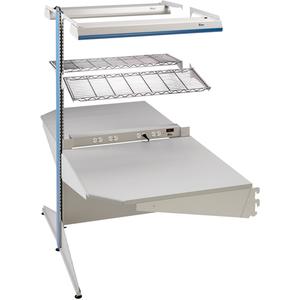 Arlink Preconfigured Workstation - 36", 56", 84", Standard Laminate, Double Sided Corner Add-On