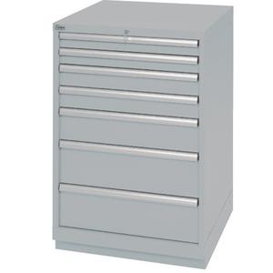 Drawer Cabinets - 41-3/4", 28-1/4", 28-1/2", 7, Grey, Steel, 114, Other colours available upon request