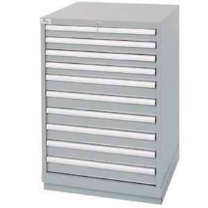Drawer Cabinets - 41-3/4", 28-1/4", 28-1/2", 10, Grey, Steel, 210, Other colours available upon request