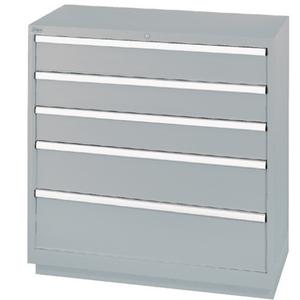 Drawer Cabinets - 41-3/4", 40-1/4", 22-1/2", 5, Grey, Steel, 57, Other colours available upon request