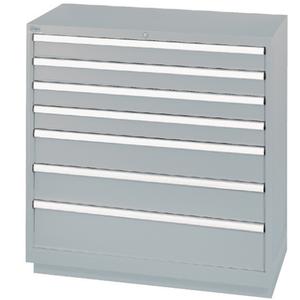 Drawer Cabinets - 41-3/4", 40-1/4", 22-1/2", 7, Grey, Steel, 96, Other colours available upon request