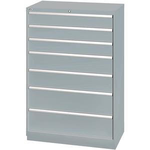 Drawer Cabinets - 59-1/2", 40-1/4", 22-1/2", 7, Grey, Steel, Other colours available upon request, 66
