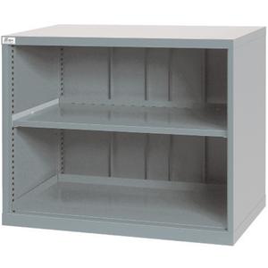 Shelf Cabinets - 33-1/2", 40-1/4", 22-1/2", 1, Light Grey, Steel
