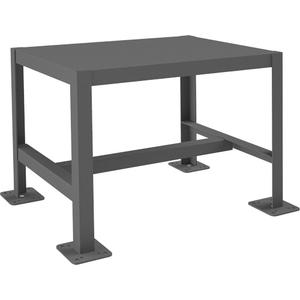 MT Workbench - 27-1/4", 20-3/4", 18-3/16", Steel, 2000 lbs., 1, 14, 18" x 24", Grey