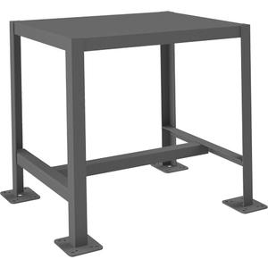 MT Workbench - 27-1/4", 20-3/4", 24-3/16", Steel, 2000 lbs., 1, 14, 18" x 24", Grey