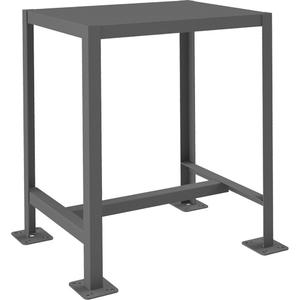 MT Workbench - 27-1/4", 20-3/4", 30-3/16", Steel, 2000 lbs., 1, 14, 18" x 24", Grey