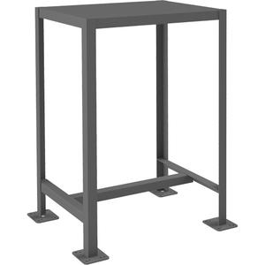 MT Workbench - 27-1/4", 20-3/4", 36-3/16", Steel, 2000 lbs., 1, 14, 18" x 24", Grey