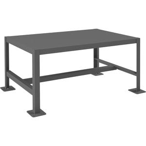 MT Workbench - 39-1/4", 26-3/4", 18-3/16", Steel, 2000 lbs., 1, 14, 24" x 36", Grey
