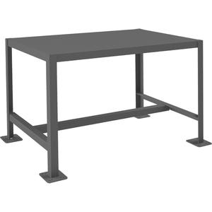 MT Workbench - 39-1/4", 26-3/4", 24-3/16", Steel, 2000 lbs., 1, 14, 24" x 36", Grey