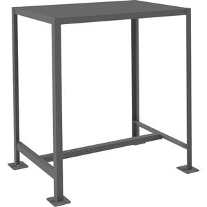 MT Workbench - 39-1/4", 26-3/4", 42-3/16", Steel, 2000 lbs., 1, 14, 24" x 36", Grey