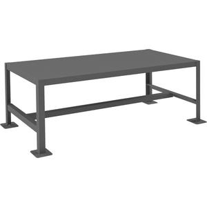MT Workbench - 51-1/4", 26-3/4", 18-3/16", Steel, 2000 lbs., 1, 14, 24" x 48", Grey