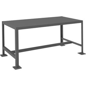 MT Workbench - 51-1/4", 26-3/4", 24-3/16", Steel, 2000 lbs., 1, 14, 24" x 48", Grey