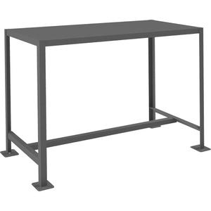 MT Workbench - 51-1/4", 26-3/4", 36-3/16", Steel, 2000 lbs., 1, 14, 24" x 48", Grey