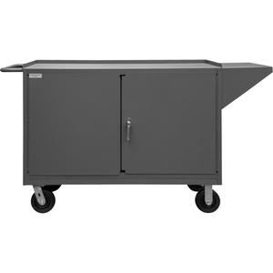Mobile Workbench Cabinet - Steel, 24-1/4" W x 66-1/8" D x 37-3/4" H, 24" x 48", 2000 lbs., 14