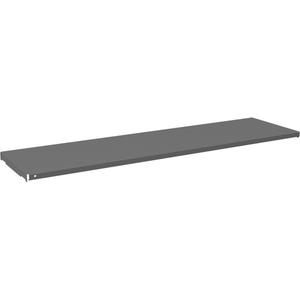 Cabinet Shelf - 59-3/4", 16-3/8", 500 lbs., Grey, 60" Wide Cabinet with Louvered Panel or 4" Deep Doors, 14, Textured Powder Coating