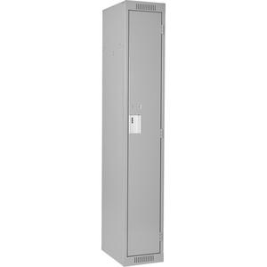 Clean Line™ Lockers - 1, 1, 2, 3, 4, 12", 18", 72", 65-1/2", 10", Grey, Steel, Basic, Rivet (Assembled), Non-Perforated, 24 gauge, 18", 20 gauge, 16 gauge