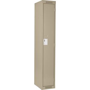 Clean Line™ Lockers - 1, 1, 2, 3, 15", 18", 72", 65-1/2", 13", Beige, Steel, Basic, Rivet (Assembled), Non-Perforated, 24-gauge, 20-gauge, 16-gauge, 24-gauge