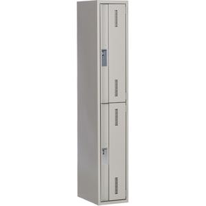 Concorde™ Heavy-Duty Lockers - 2, 1, 2, 3, 12", 18", 72", 32", 10", Grey, Steel, Basic, Welded (Assembled), Non-Perforated, 18", 12"L x 18"D x 72"H
