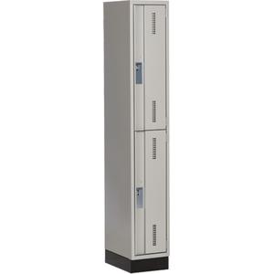 Concorde™ Heavy-Duty Lockers - 2, 1, 2, 3, 12", 18", 76", 32", 10", Grey, Steel, Basic, Recessed, Welded (Assembled), Non-Perforated, 18", 12"L x 18"D x 76"H
