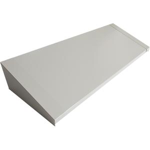 All-Welded Concorde™ - Heavy-Duty Lockers Sloping Top - 4, 18", 48", 6", Grey, Steel