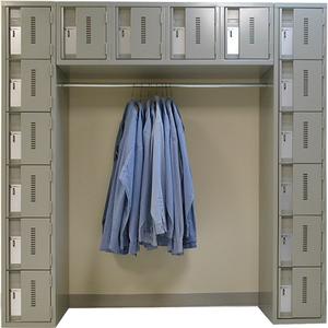 Archettes Concorde™ Heavy Duty Lockers - 16, 3, 18", 72", 72", Grey, Steel, Basic, Welded (Assembled), 22 gauge, 20 gauge, 16 gauge