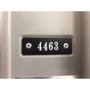 Locker Plate Numbers - 1 - 25, 2-1/4" W x 3/4" H