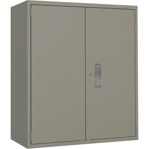 Lo-Boy Storage Cabinet - 40", 36", 18", 2, Grey, Steel, 150 lbs., Welded (Assembled), 20, 20, 20, 20